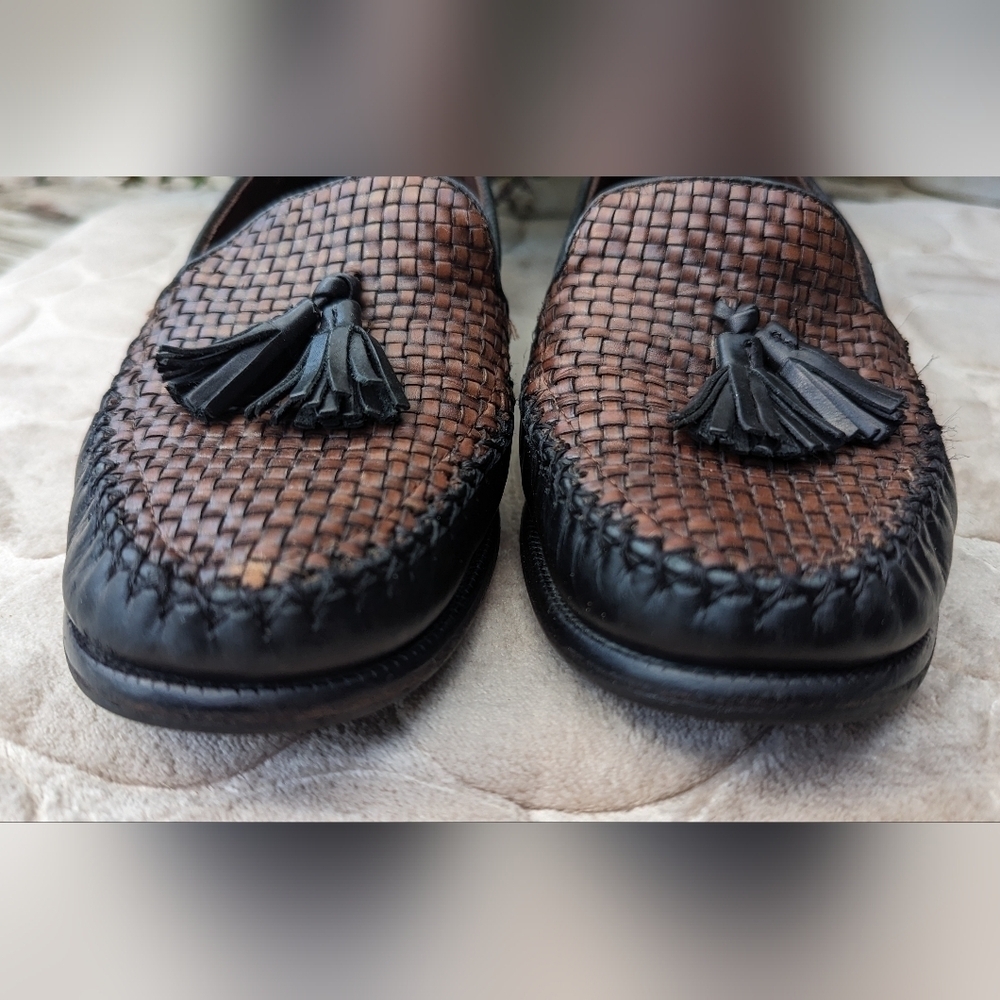 Cole Haan Brown and Black Loafers - Picture 10 of 12